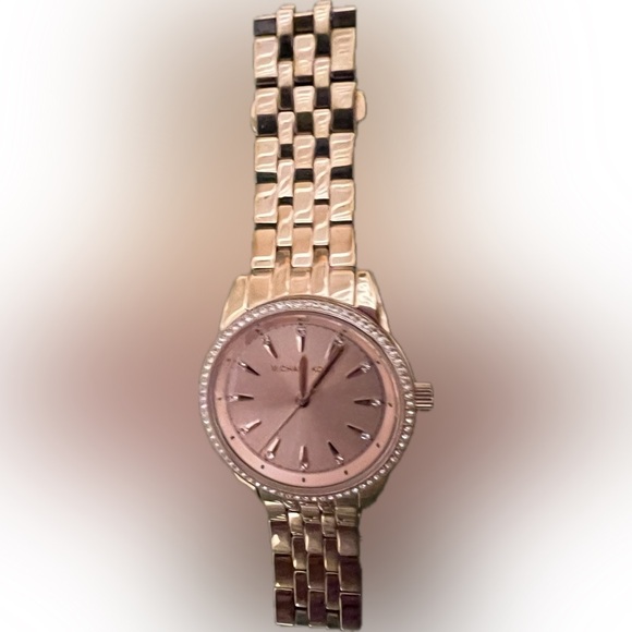 Michael Kors Women's MK3744 Ritz Rose Gold-Tone Watch - Picture 3 of 16